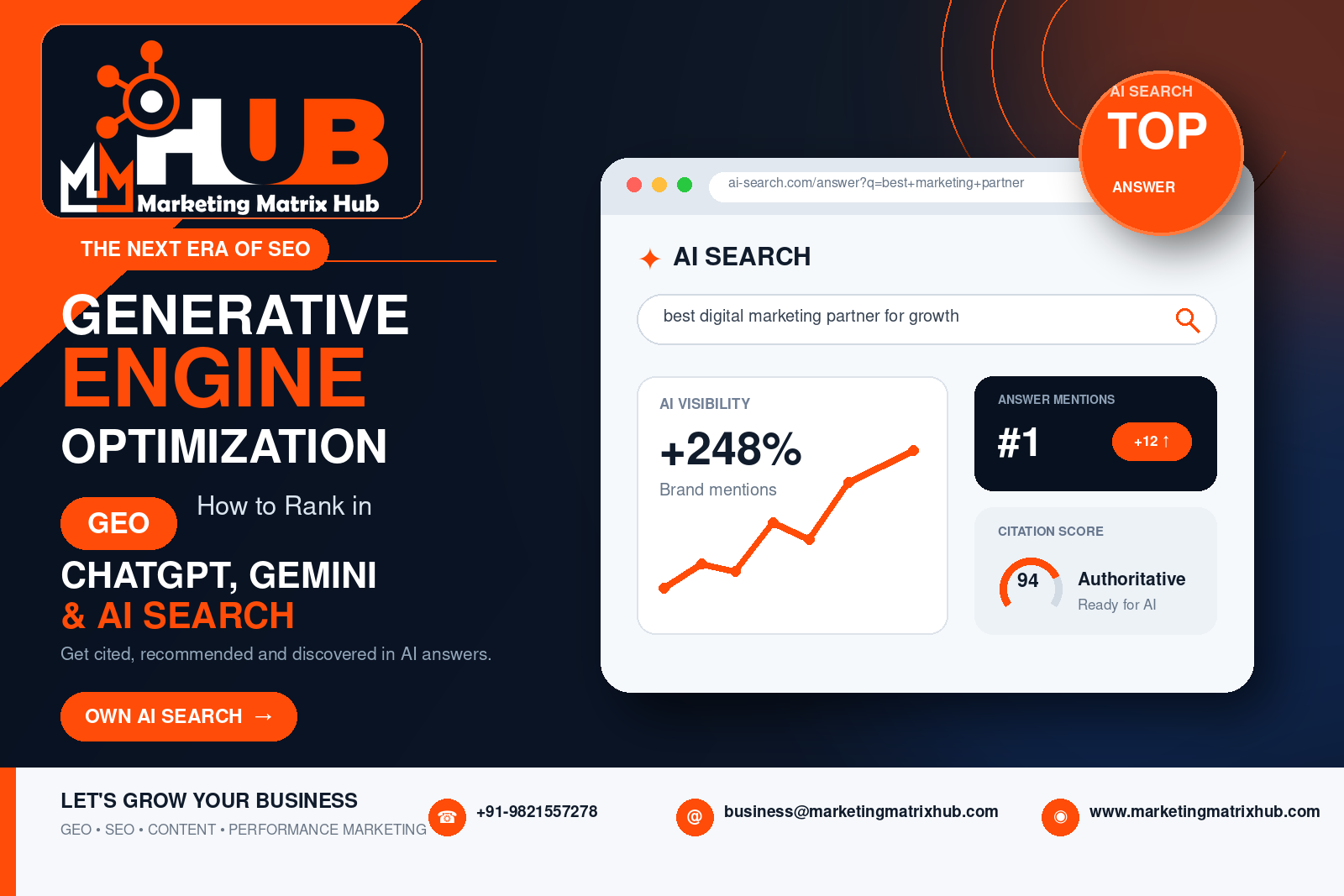 Generative Engine Optimization (GEO): How to Rank in ChatGPT, Gemini & AI Search